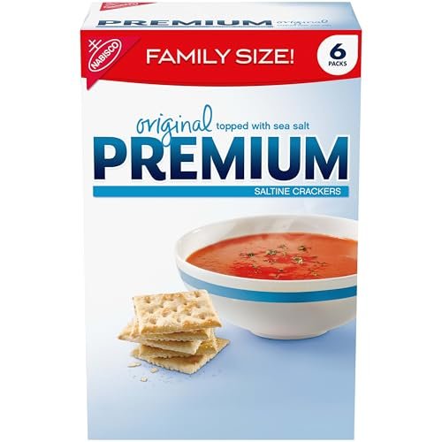 Nabisco Premium Saltine Crackers | Original & Unsalted Tops